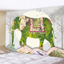 GobekUsa Elephant Tarot Psychedelic Tapestry for Home Decor and Yoga Room Zen Vibes