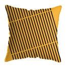 GobekUsa Geometric Deer Print Pillowcase 45x45cm - Yellow Home Decor