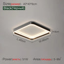 GobekUsa Bedroom Lamp Ceiling Lights Modern Minimalist Master Bedroom Warm LED Lighting