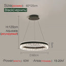 Modern White Ring LED Pendant Light