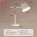 GobekUsa Adjustable Wood Desk Lamp for Children's Study, Office, Bedroom - LED Reading Light