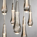 GobekUsa Crystal Ceiling Pendant Lights for Dining Room, Luxury Designer Foyer Decor Lighting