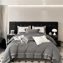 GobekUsa 1000TC Egyptian Cotton Embroidered Bedding Set, Queen King Size Duvet Cover Set