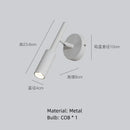 GobekUsa LED Rotatable Wall Lamp Gold Black White Metal Sconce E27 Bulb