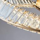 GobekUsa Crystal Stainless Steel Ceiling Pendant Light for Luxurious Living