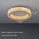 GobekUsa Crystal Ceiling Lamp: Luxury Postmodern Design for Living Room & Bedroom