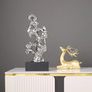 GobekUsa Gold Hollow Stone Statue Coral Sculpture Home Decor Figurines