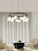 GobekUsa Glass Art Chandelier for Living Room, Children's Room, Bedroom, Dining Room