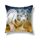 GobekUsa Brave Tiger Pattern Print Pillowcase, Super Peach Skin Cushion Cover