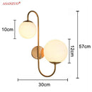 GobekUsa Gold Glass Ball Wall Sconce LED Round Ball Wall Lamp