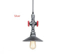 GobekUsa Industrial Retro Loft Pipe Iron Pendant Lamp for Dining Bar Restaurant Club