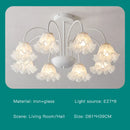 GobekUsa 2024 Modern Green White Chandelier Ceiling Hanging Lamp for Living Room Dining Bedroom