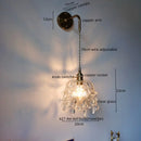 GobekUsa Crystal Copper LED Wall Sconce Light for Home Decor & Indoor Lighting