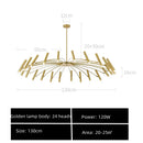 GobekUsa Black Sputnik Chandelier: Nordic Design, Adjustable Lighting for Home Décor