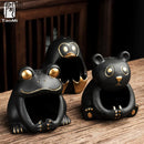 GobekUsa Cute Cartoon Animal Ashtray for Home Decor & Car, Gift for Boyfriend