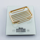GobekUsa Glass Soap Dish Wall Mounted Soap Basket for Bathroom Toilet Balcony