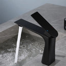 GobekUsa Brushed Gold Bathroom Basin Faucet - Single Hole Water Mixer Crane