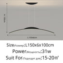 GobekUsa LED Ceiling Pendant Lamp: Minimalist Chandelier, Height Adjustable, Home Decor Solution