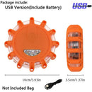 GobekUsa LED Safety Flare Emergency Flashing Strobe Light - 9 Modes - Portable & Rechargeable