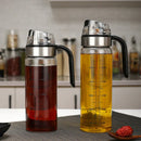 GobekUsa Durable Automatic Oil Bottle for Soy Sauce Vinegar Seasoning Storage