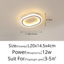 GobekUsa LED Strip Ceiling Lights for Bedroom Hallway Living Room Decor