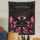 GobekUsa Botanical Eye Tapestry Wall Hanging Psychedelic Bohemia Home Decor