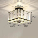 GobekUsa Glass Crystal LED Ceiling Chandelier for Home Decor