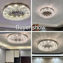 GobekUsa Crystal Ceiling Lamp: Modern Minimalist Light Luxury for Home Indoor Lighting