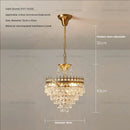 GobekUsa Crystal Chandelier: Modern Luxury Lighting for Dining, Bedroom, and Living Room