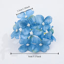 GobekUsa Hydrangea Flowers: 30Pcs 8cm Fake Flowers for Home Decor, Wedding, DIY Wreaths