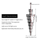 GobekUsa Crystal Chandelier: Elegant Light Fixture for Luxury Interiors