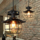 Vintage Industrial Metal Pendant Light