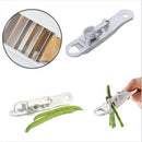 GobekUsa Bean Slicer Cutter Peeler Remover Kitchen Gadget Vegetable Fruit Stringer