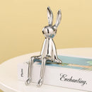 GobekUsa Gold Rabbit Ceramic Ornaments for Home & Office Decor