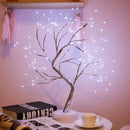 GobekUsa LED Starry Tree Table Lamp with Touch Switch - 36/108 LEDs, Fairy Night Light