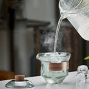 GobekUsa Glass Tureen Teapot Cover Bowl Puer Oolong Kung Fu Tea Set
