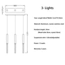GobekUsa Crystal LED Chandelier: Stylish Lighting for Staircase & Living Room