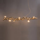 GobekUsa Designer Molecule Chandelier: LED Dimmable Chrome Gold Lighting 2025 Trend