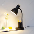 GobekUsa Cute Nordic Desk Lamp with Pen Holder for Home Office and Bedroom