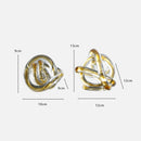 GobekUsa Glass Knot Twist Sculpture Decor Geometric Decorative Home Figurines