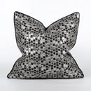 GobekUsa Jacquard High-end Cushion Cover 45x45cm Black Gold Decorative Pillowcase