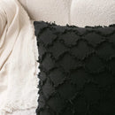 GobekUsa Black Boho Lumbar Woven Pillow Cover for Bed Bedroom Decor