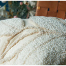 GobekUsa Boho Leaf & Geometry Tufted Cushion Cover with Tassels: Modern, Soft Woven Decor
