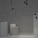 GobekUsa Black Telescopic Wall Lamp with Adjustable Arm for Living Room and Bedroom