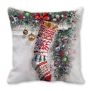 GobekUsa Christmas Short Plush Pillowcase 45x45cm Home Decor
