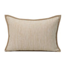 GobekUsa Geometric Brown Leather Splicing Throw Pillow Cover 45x45cm Luxe Square Cushion Case