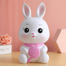 GobekUsa Bunny Piggy Bank Money Box Kids Saving Toy - Cute Easter Rabbit Figurine