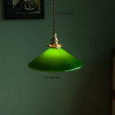 GobekUsa Green Glass LED Pendant Light for Home, Restaurant, Bar, and Loft Style Decor.
