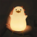 GobekUsa Duck Silicone Night Light with Timer, Rechargeable USB, Dimming Touch Lamp