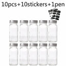 GobekUsa Glass Seasoning Jar Set Kitchen Spice Box Canister BBQ Bottle Jar